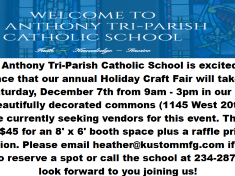 SAnthony School Craft Fair